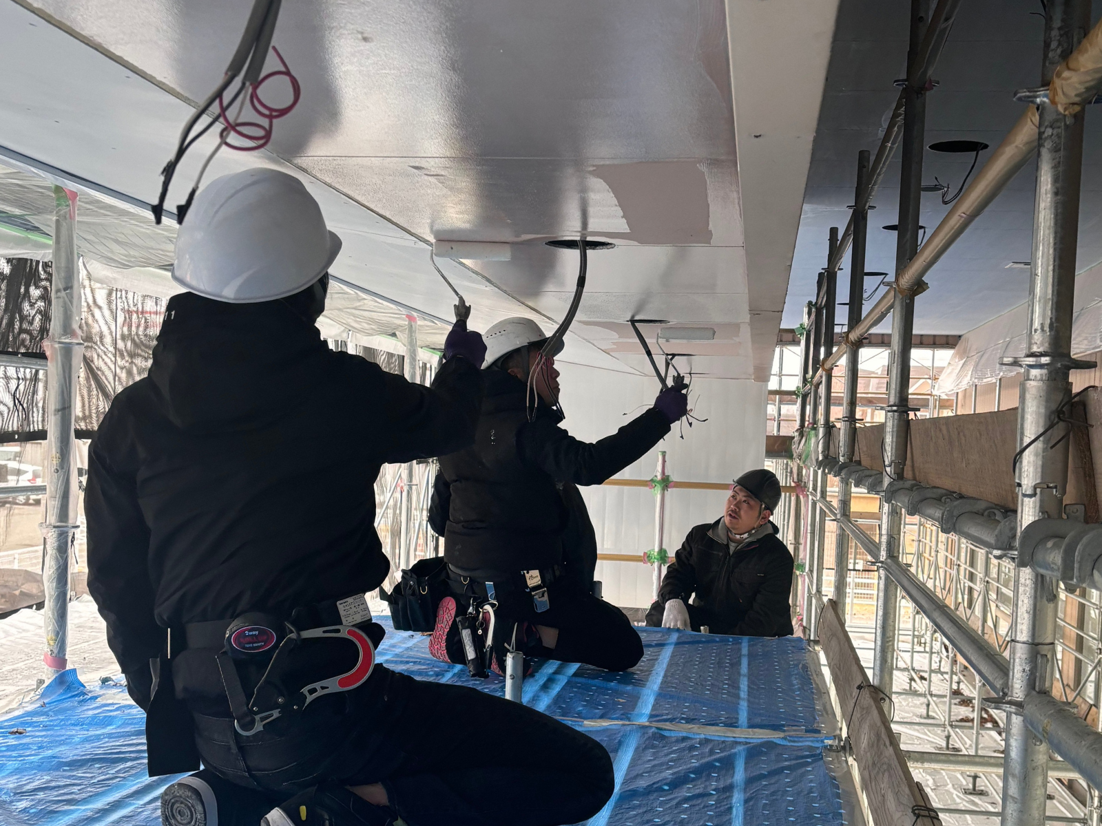 自社施工でコストを削減